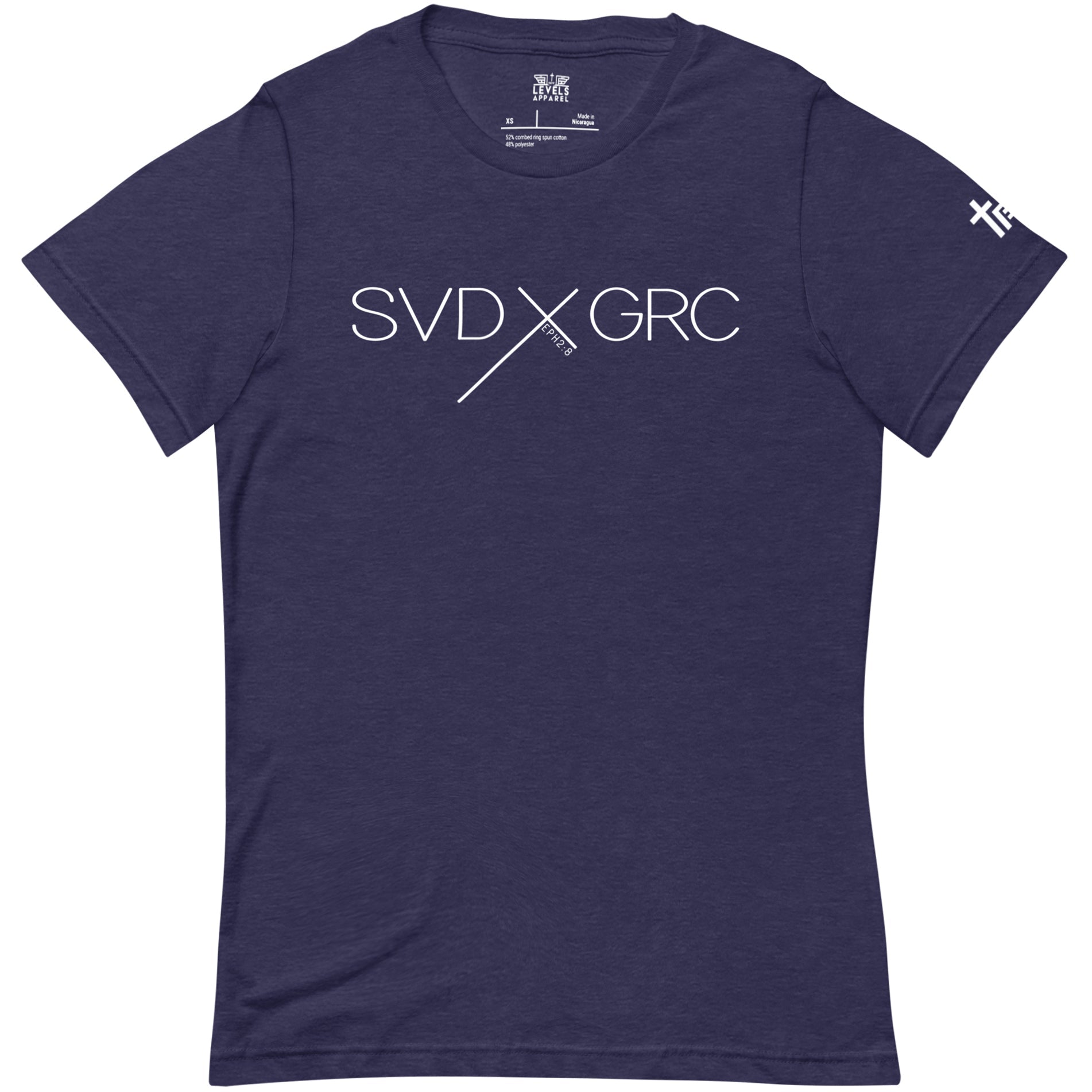 Ephesians 2:8 | SVD X GRC | Up Front Unisex Tee - New Levels Apparel - Faith - Based_Christian Streetwear