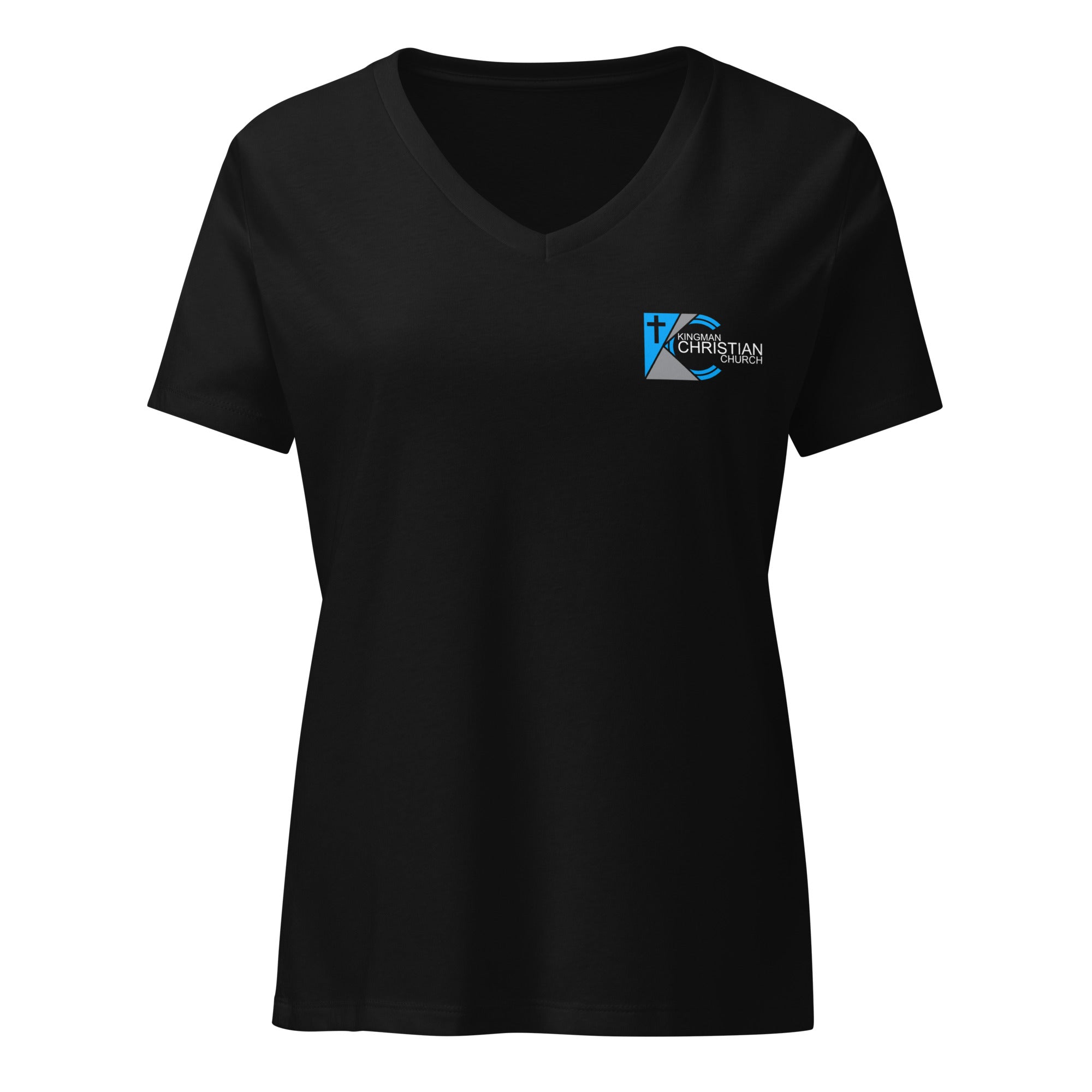 Women’s KCC Dark V - Neck Tee - New Levels Apparel - Faith - Based_Christian Streetwear