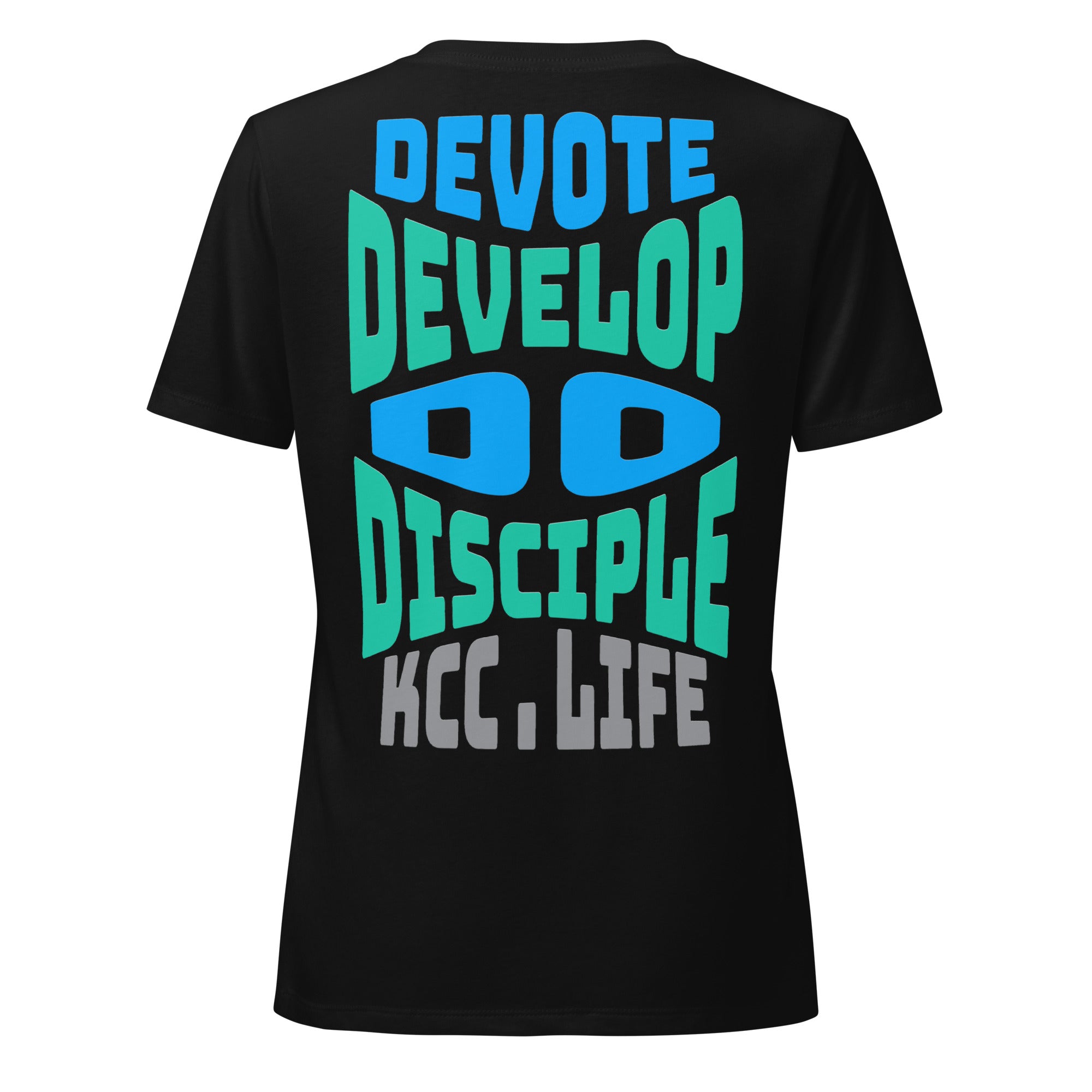 Women’s KCC Dark V - Neck Tee - New Levels Apparel - Faith - Based_Christian Streetwear